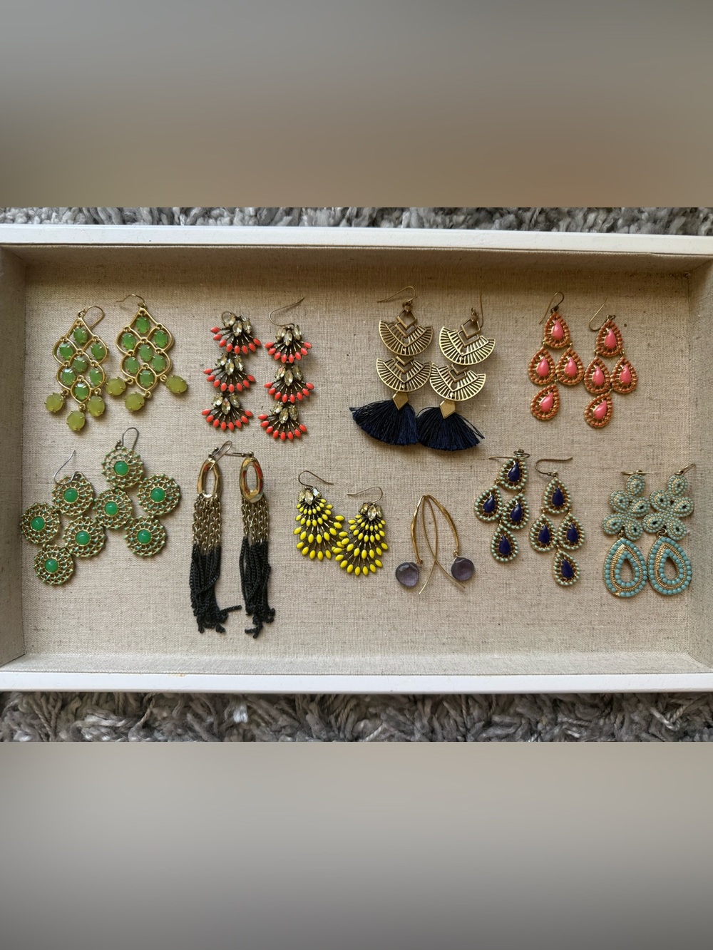 Stella & Dot Mixed Assortment of Dangle Earrings